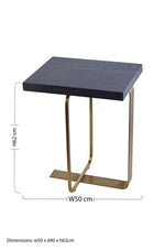 Lena Rectangular Side Table - Bargainia.com - 5018705484006