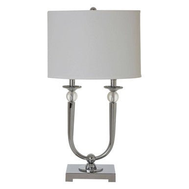 Lene Chrome Table Lamp - Bargainia.com - 5018705363646