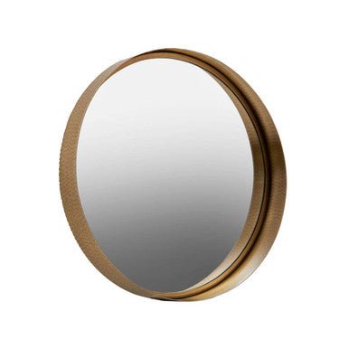 Leonov Small Gold Finish Wall Mirror - Bargainia.com - 5018705964652