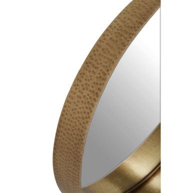Leonov Small Gold Finish Wall Mirror - Bargainia.com - 5018705964652