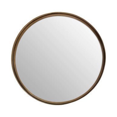 Leonov Small Gold Finish Wall Mirror - Bargainia.com - 5018705964652