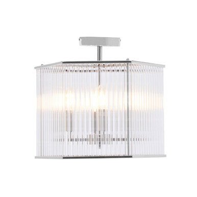 Lerici 4 Light Hexagonal Chrome Pendant Light - Bargainia.com - 5018705478319
