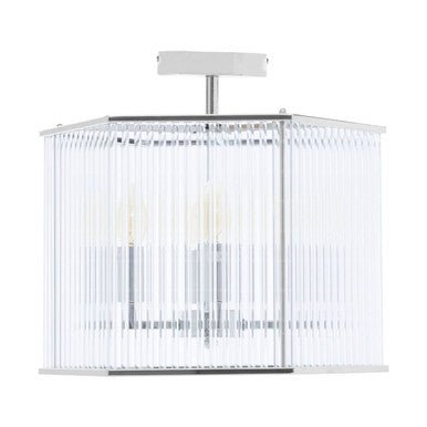 Lerici 4 Light Hexagonal Chrome Pendant Light - Bargainia.com - 5018705478319