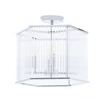 Lerici 4 Light Hexagonal Chrome Pendant Light - Bargainia.com - 5018705478319