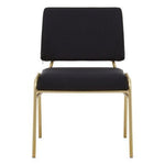 Lexa Black Linen Chair - Bargainia.com - 5018705432335