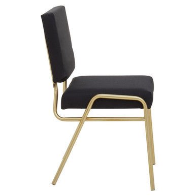 Lexa Black Linen Chair - Bargainia.com - 5018705432335