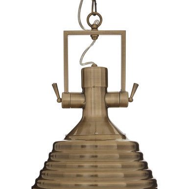 Lexington Medium Antique Brass Pendant Light - Bargainia.com - 5018705394640