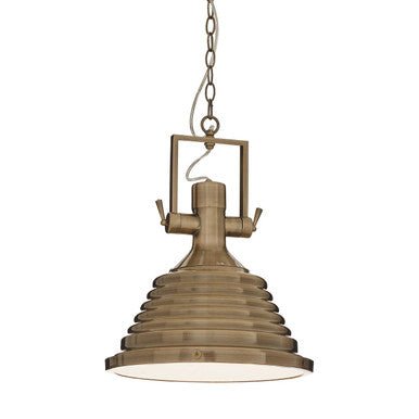Lexington Medium Antique Brass Pendant Light - Bargainia.com - 5018705394640
