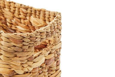 Lidi Set of 3 Natural Water Hyacinth Storage Baskets - Bargainia.com - 5018705347851