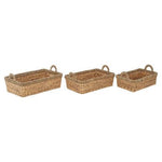 Lidi Set Of 3 Seagrass Storage Baskets with Handles - Bargainia.com - 5018705414232