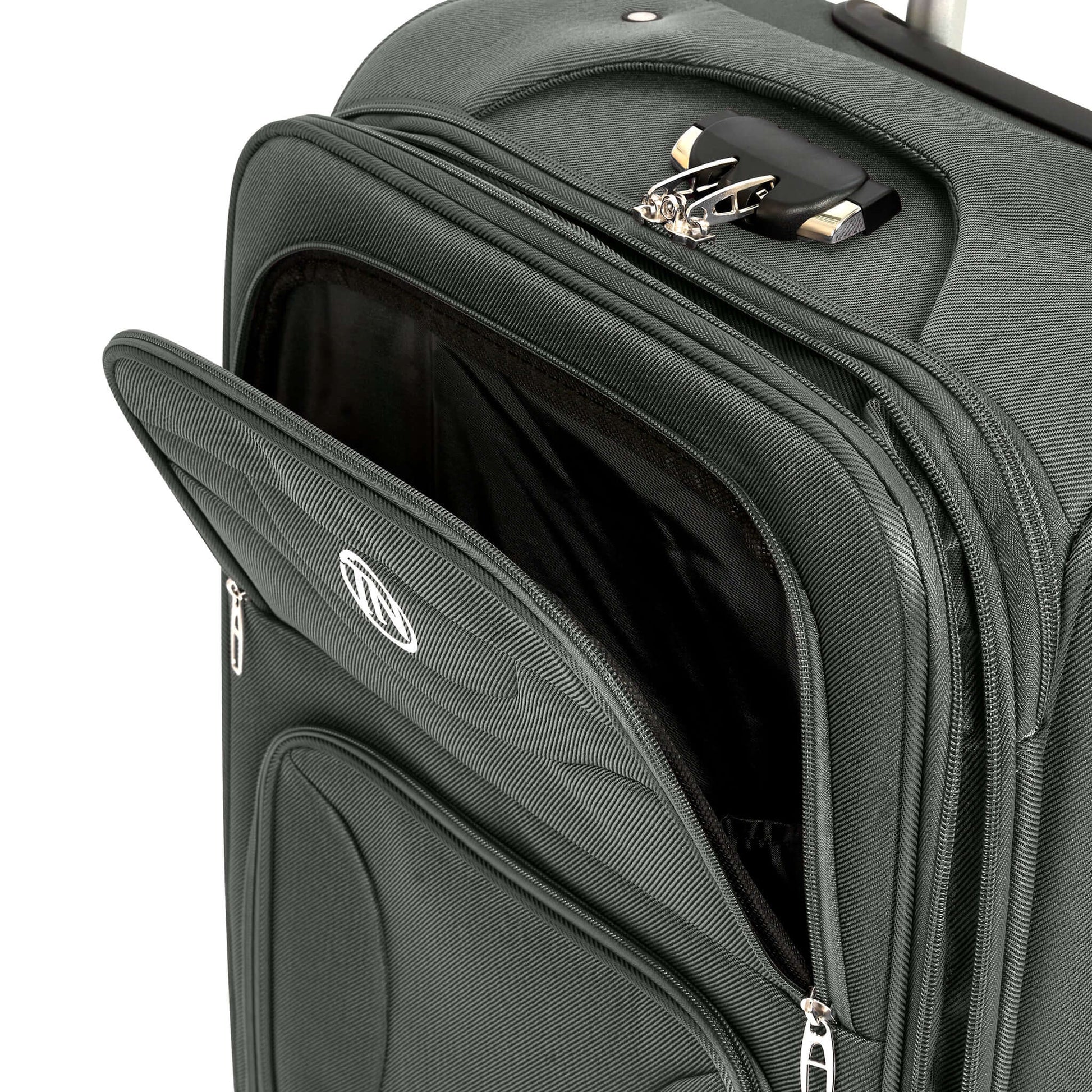 Lightweight Luggage Suitcase 4pcs 360 Wheels - Assorted Colours Suitcase Clearance