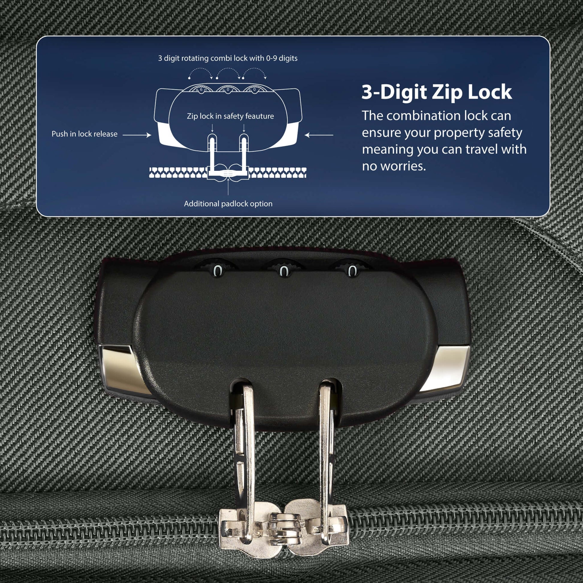 Lightweight Luggage Suitcase 4pcs 360 Wheels - Assorted Colours Suitcase Clearance