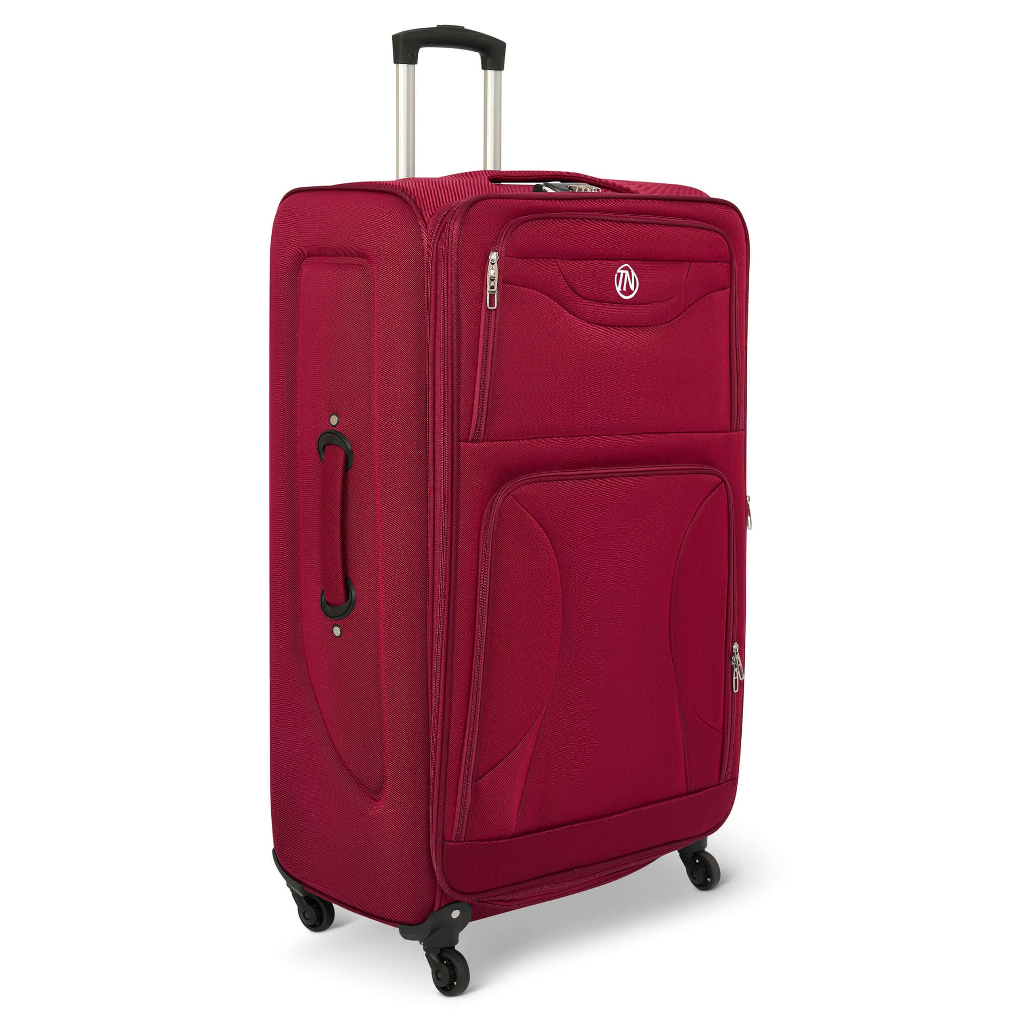 Lightweight Luggage Suitcase 4pcs 360 Wheels - Assorted Colours
