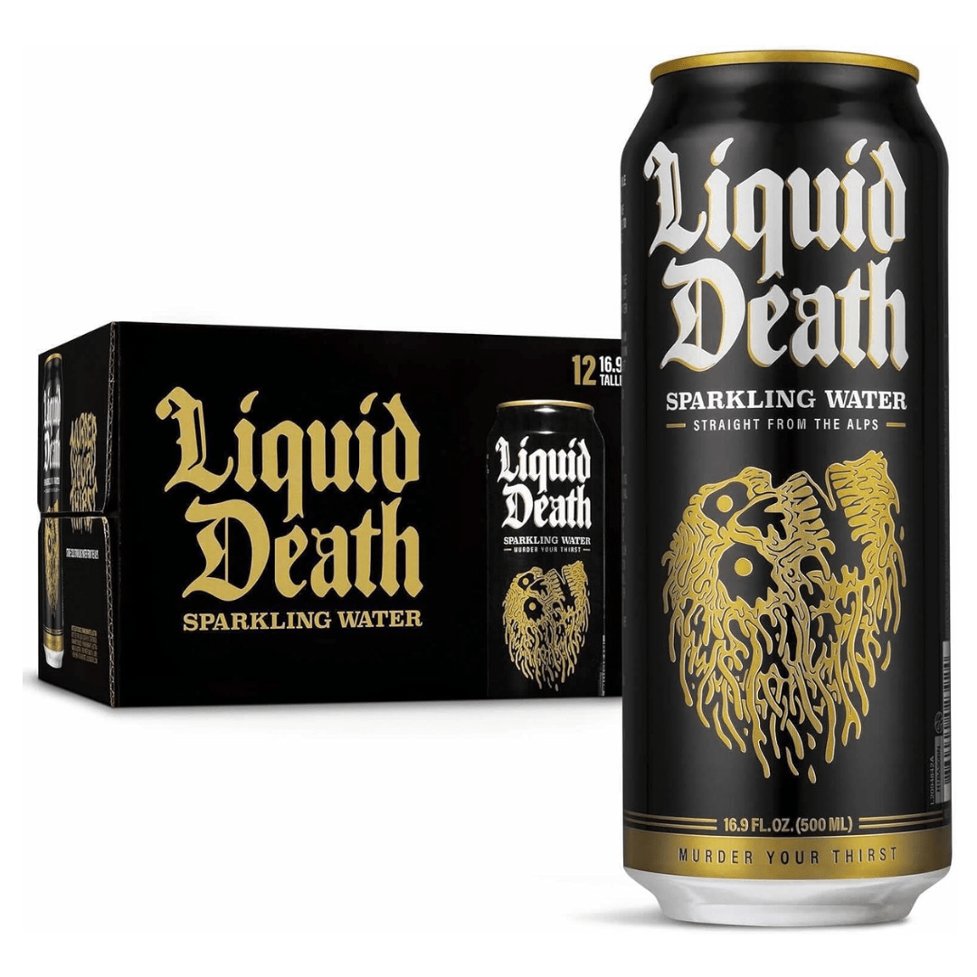 Liquid Death Sparkling Water 12 x 500ml - Bargainia.com - 