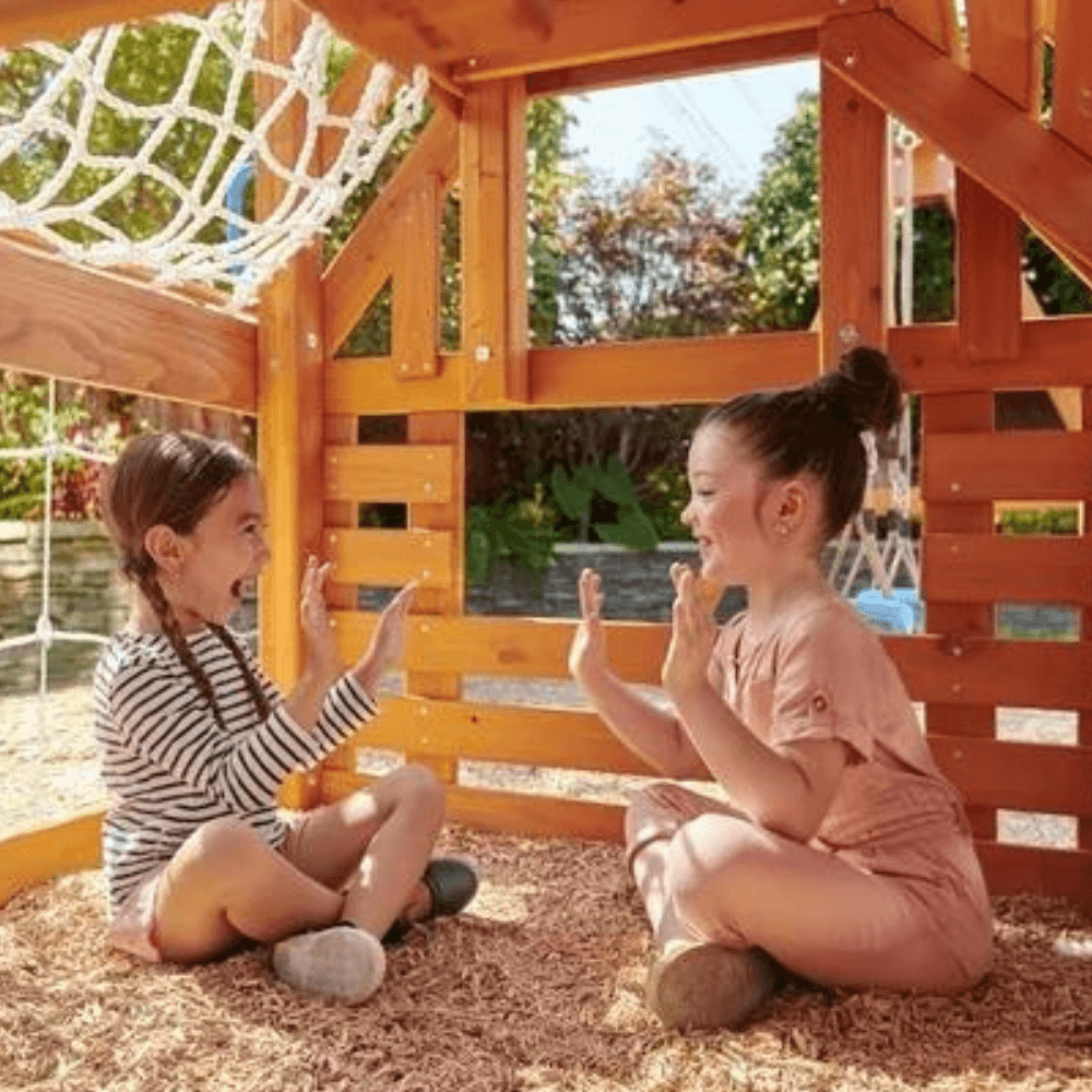 Little Tikes Real Wood Adventure Panther Peak Large Wooden Climbing Frame Swing Set Clearance