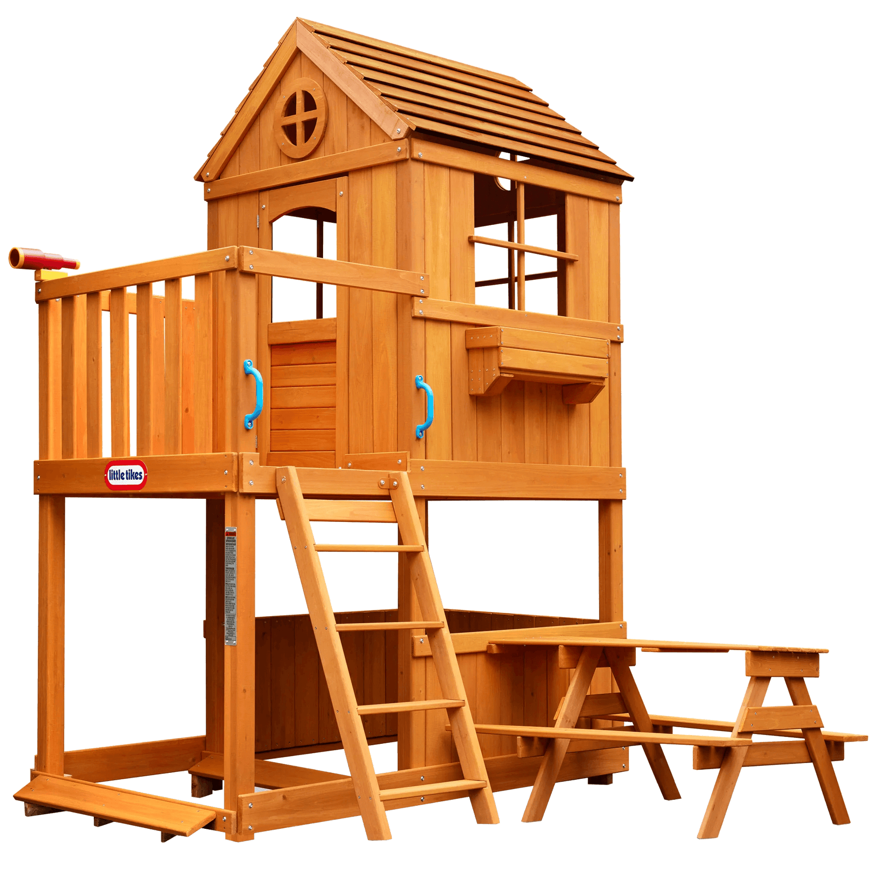 Little Tikes Real Wood Adventures 2 Storey Garden Playhouse - Bargainia.com - 
