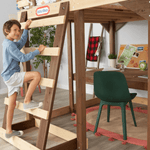 Little Tikes Wooden 4 - In - 1 Study Fort 5ft Loft Bed Set - Bargainia.com - 