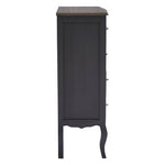 Loire 4 Drawer Dark Grey Chest - Bargainia.com - 5018705424323