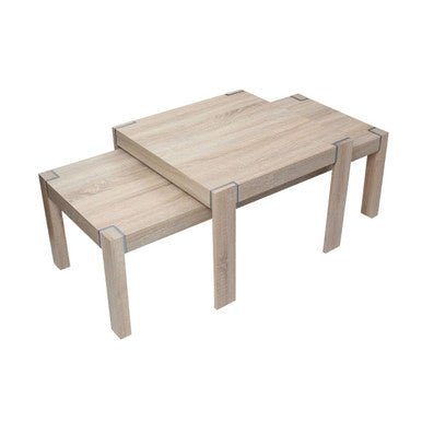 Loki Natural Set Of 2 Tables - Bargainia.com - 5018705743325