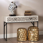 Lombok 2 Drawer Console Table - Bargainia.com - 5018705392240