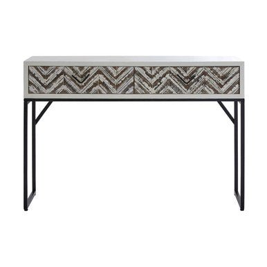 Lombok 2 Drawer Console Table - Bargainia.com - 5018705392240