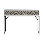 Lombok 2 Drawer Console Table - Bargainia.com - 5018705392240