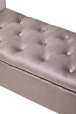 Loretta Mink Velvet Ottoman Storage Bench - Bargainia.com - 5018705945477