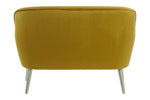Louxor Mustard Velvet Sofa - Bargainia.com - 