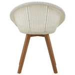 Lovina White Rattan Effect Dining Chair - Bargainia.com - 5018705446837
