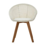Lovina White Rattan Effect Dining Chair - Bargainia.com - 5018705446837
