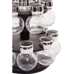 Luciano 2 Tier 14 Bottle Revolving Spice Rack - Bargainia.com - 5018705493350