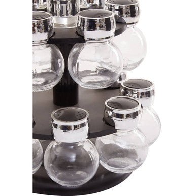 Luciano 2 Tier 14 Bottle Revolving Spice Rack - Bargainia.com - 5018705493350