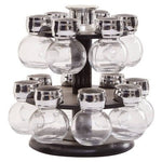 Luciano 2 Tier 14 Bottle Revolving Spice Rack - Bargainia.com - 5018705493350
