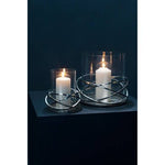 Luna Twist Small Silver Finish Candle Holder - Bargainia.com - 5018705431895