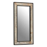 Luxor Recycled Wood Rectangular Wall Mirror - Bargainia.com - 5018705484297