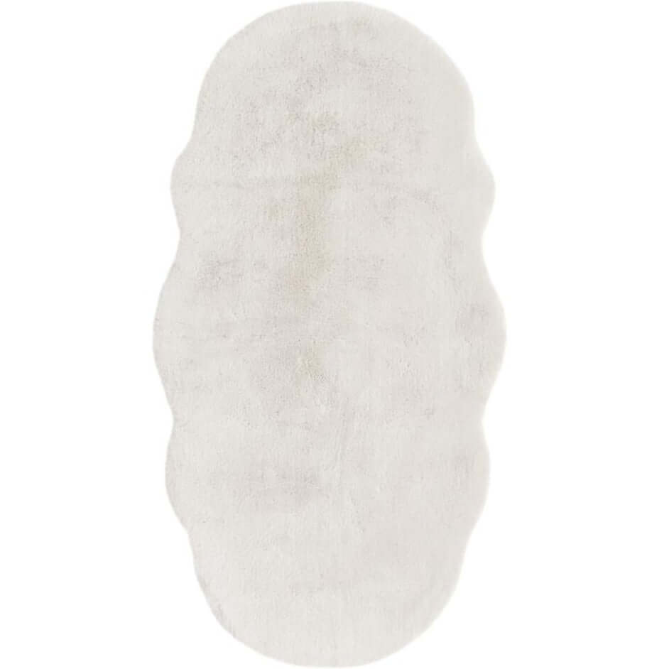 Luxury White Faux Fur Rug - Bargainia.com - 