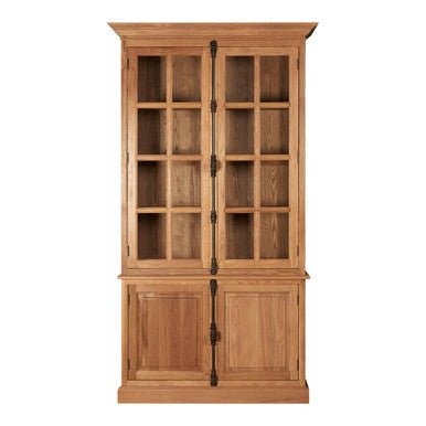 Lyon Natural Oak Wood Tall Cabinet - Bargainia.com - 5018705401409