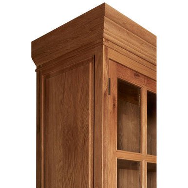 Lyon Natural Oak Wood Tall Cabinet - Bargainia.com - 5018705401409