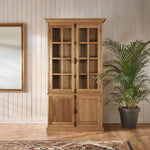 Lyon Natural Oak Wood Tall Cabinet - Bargainia.com - 5018705401409