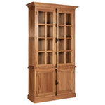 Lyon Natural Oak Wood Tall Cabinet - Bargainia.com - 5018705401409