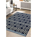 Maestro Honeycomb Navy Rug | 3035 X011 - Bargainia.com - 