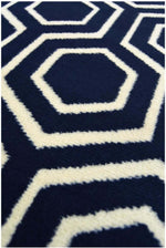 Maestro Honeycomb Navy Rug | 3035 X011 - Bargainia.com - 