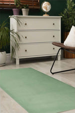Maestro Solid Green Rug - Bargainia.com - 