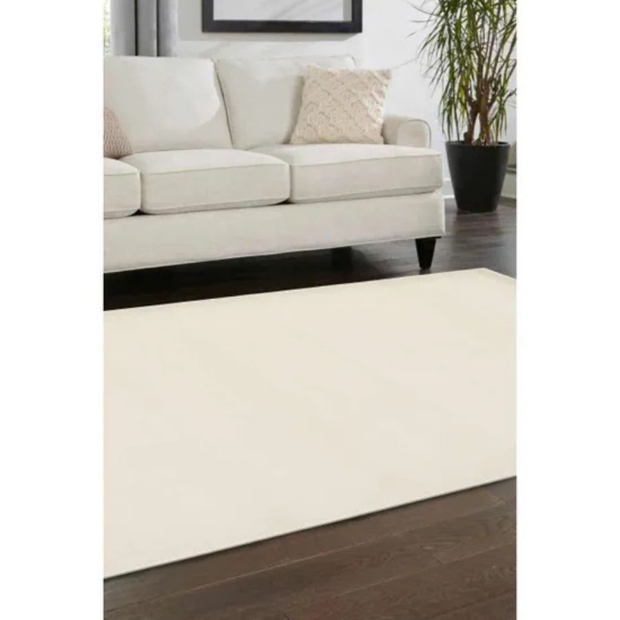 Maestro Solid Ivory Rug - Bargainia.com - 