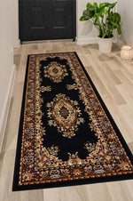 Maestro Traditional Black Rug | 4470 B11 - Bargainia.com - 