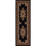 Maestro Traditional Black Rug | 4470 B11 - Bargainia.com - 