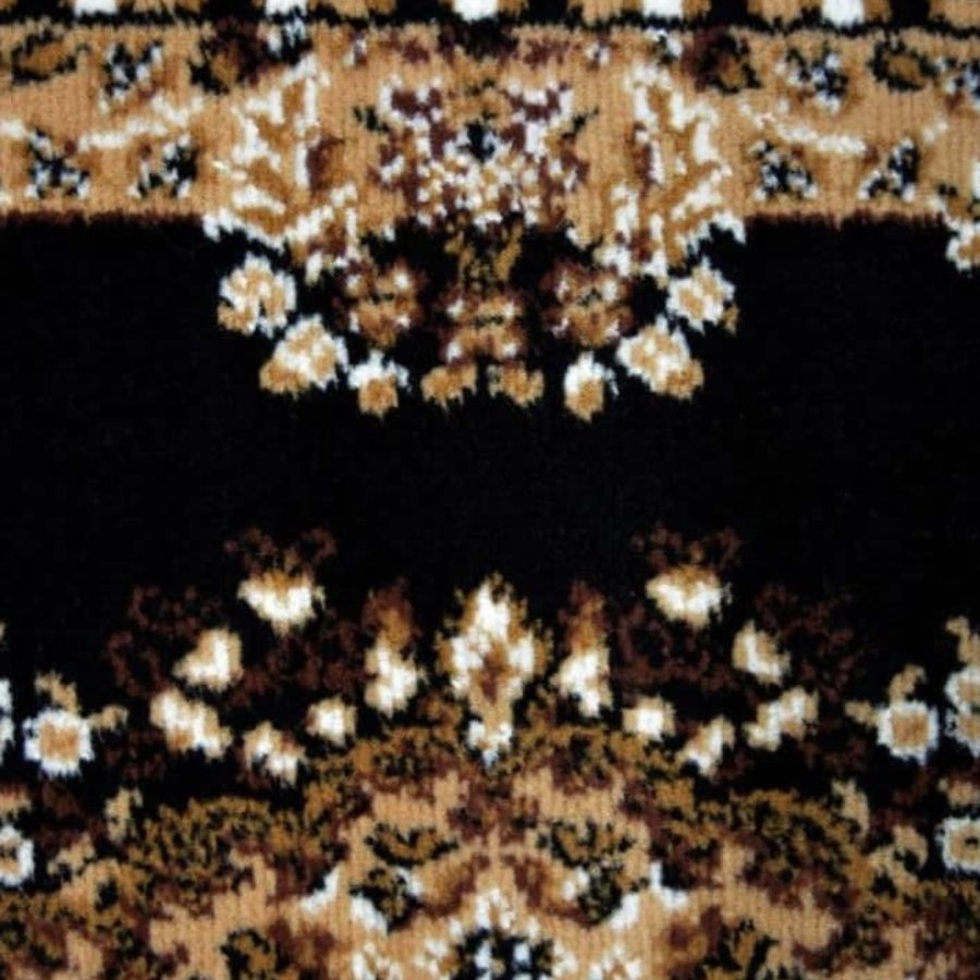 Maestro Traditional Black Rug | 4470 B11 - Bargainia.com - 