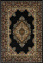 Maestro Traditional Black Rug | 4470 B11 - Bargainia.com - 