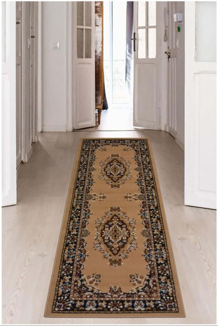 Maestro Traditional Brown Rug | 4470 B55 - Bargainia.com - 5053095014129 - 46-4470*B55067/200