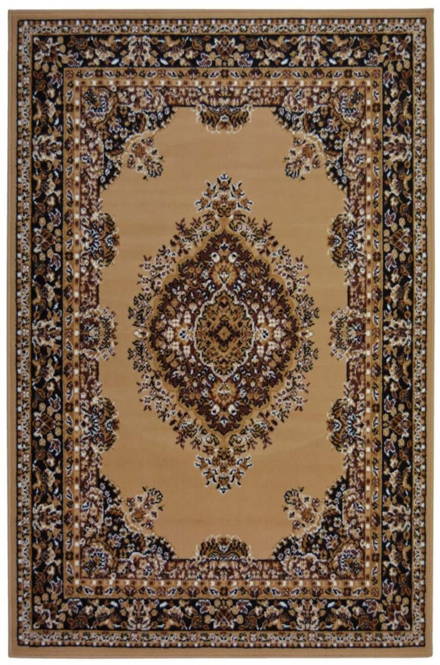 Maestro Traditional Brown Rug | 4470 B55 - Bargainia.com - 5053095014136 - 46-4470*B55080/150